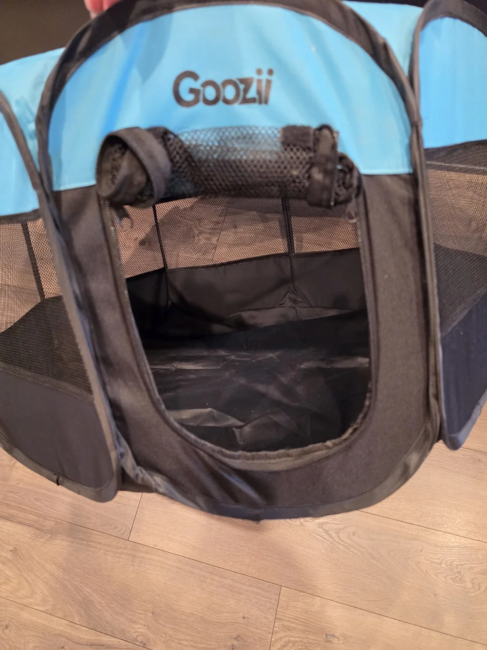 Goozii Blue & Black Portable Pet Playpen